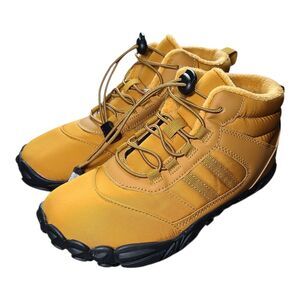New Winter/ Fall Outdoor Boots Mustard Yellow Unisex Barefoot Shoes Size EU 35